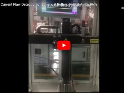Eddy Current Flaw Detection of Spherical Rollers