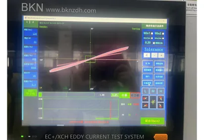 Flame Quenching Engine Valve Rod End Eddy Current Hardness Separator QMYDFX-01